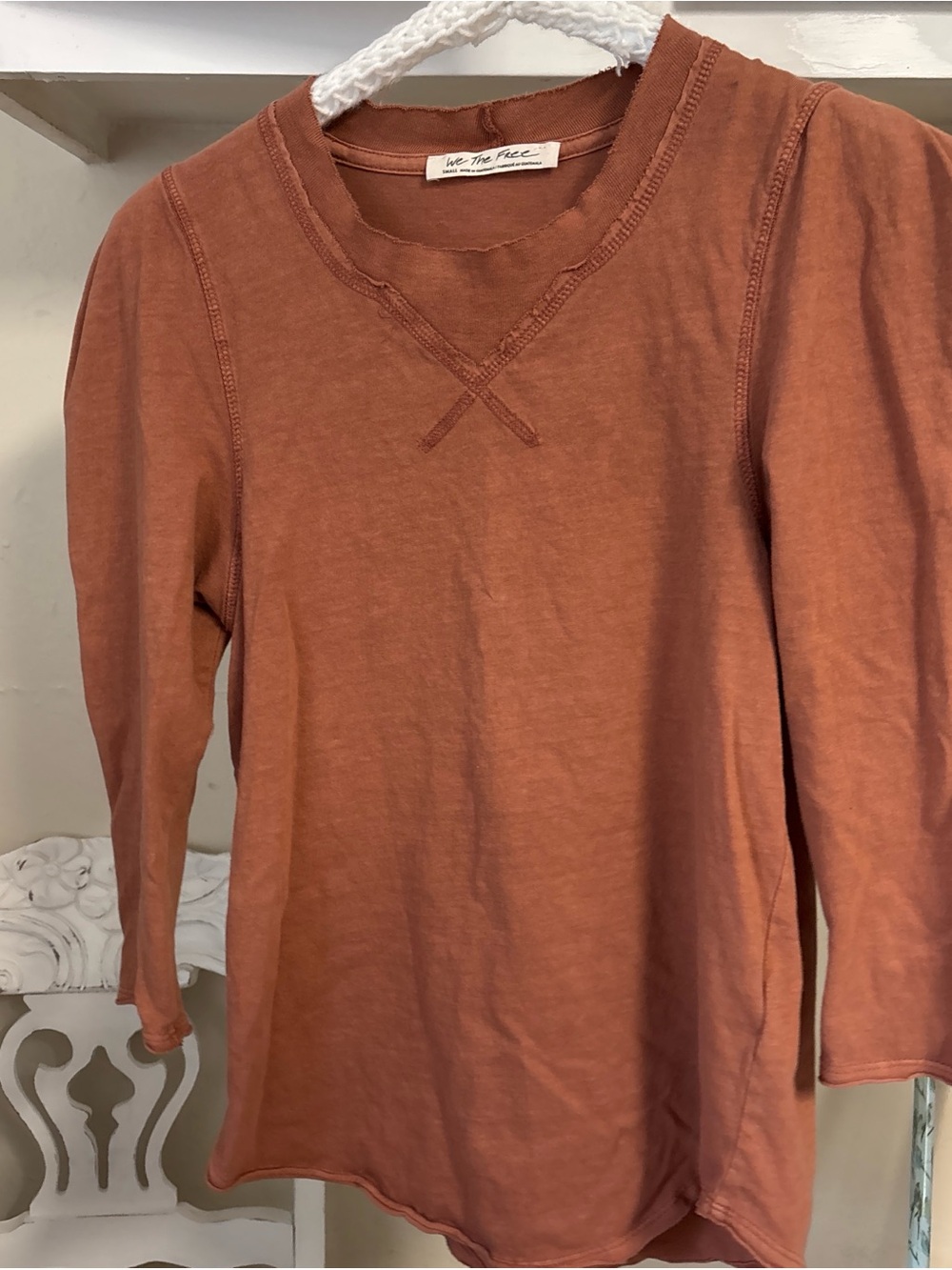 We The Free Rust Crewneck Pullover